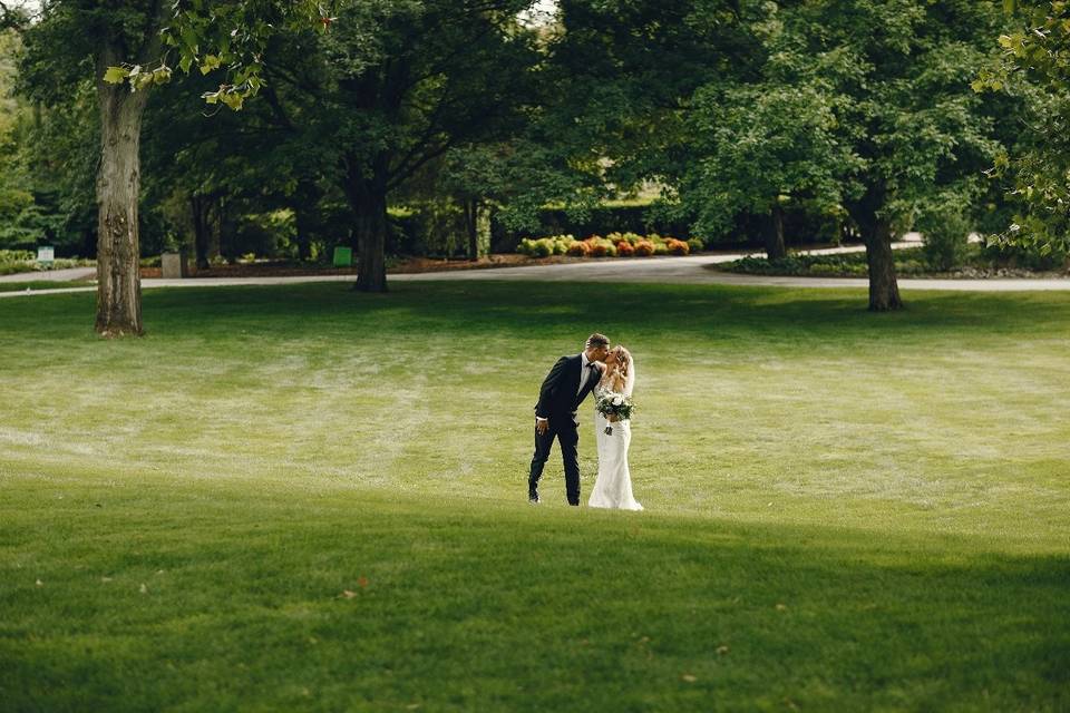 Novios campo de golf