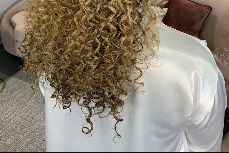 Curly bride