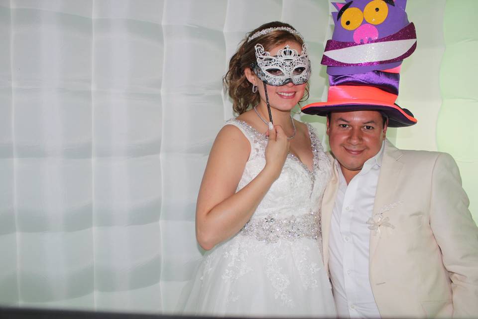 Cabina en boda