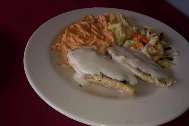 Pechuga rellena carne molida