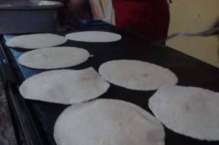 Tortilla recién hecha