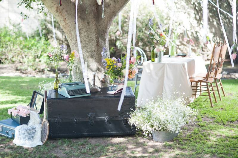 Boda al civil bajo el árbol