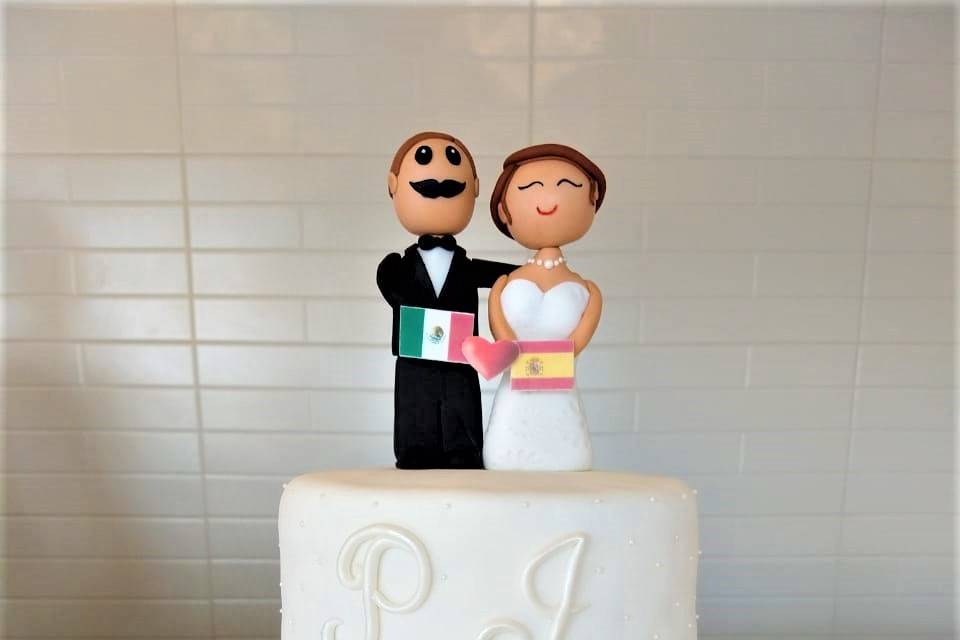 Fondant boda méxico españa