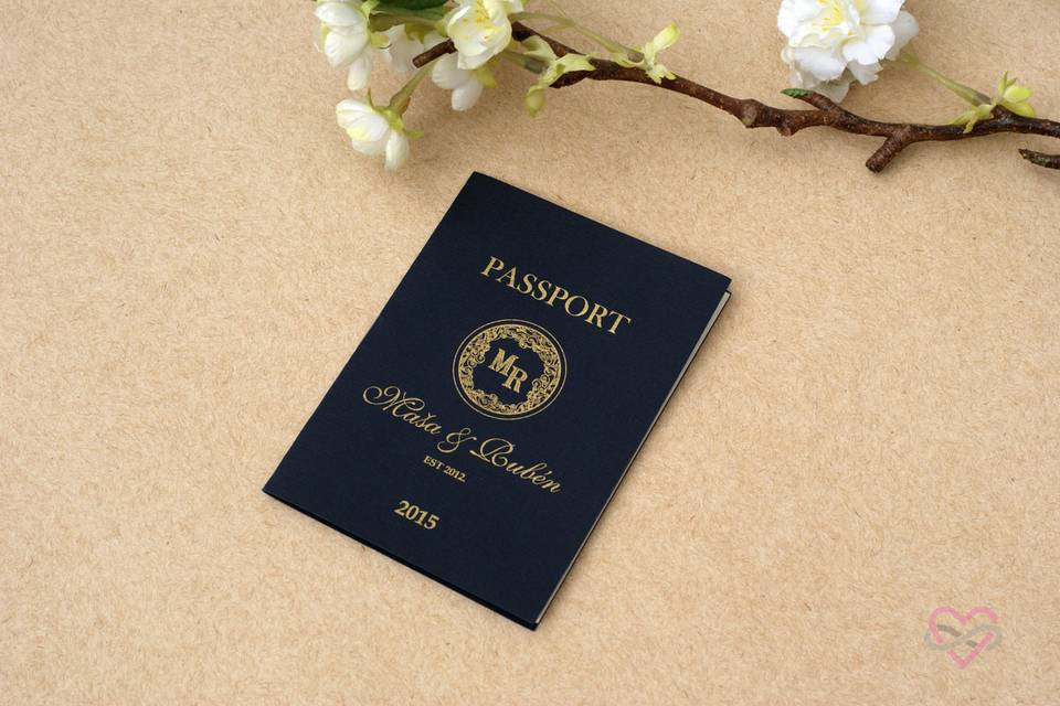 Mod. pasaporte con Serigrafía