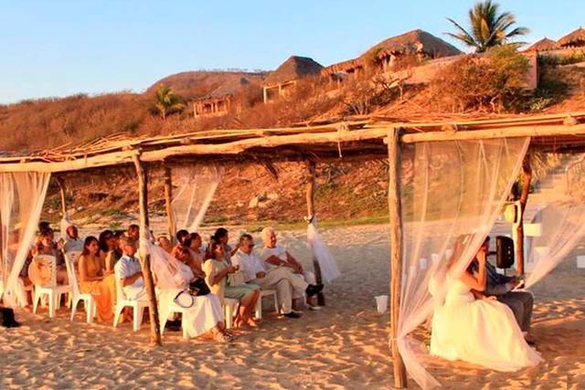 Ceremonia en la playa