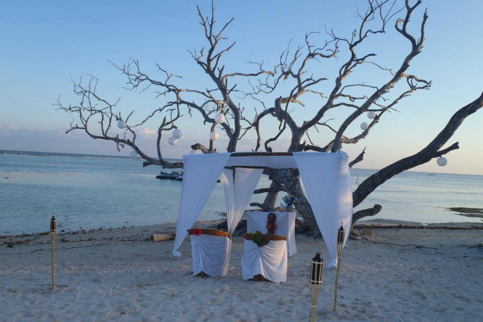 Boda en la playa