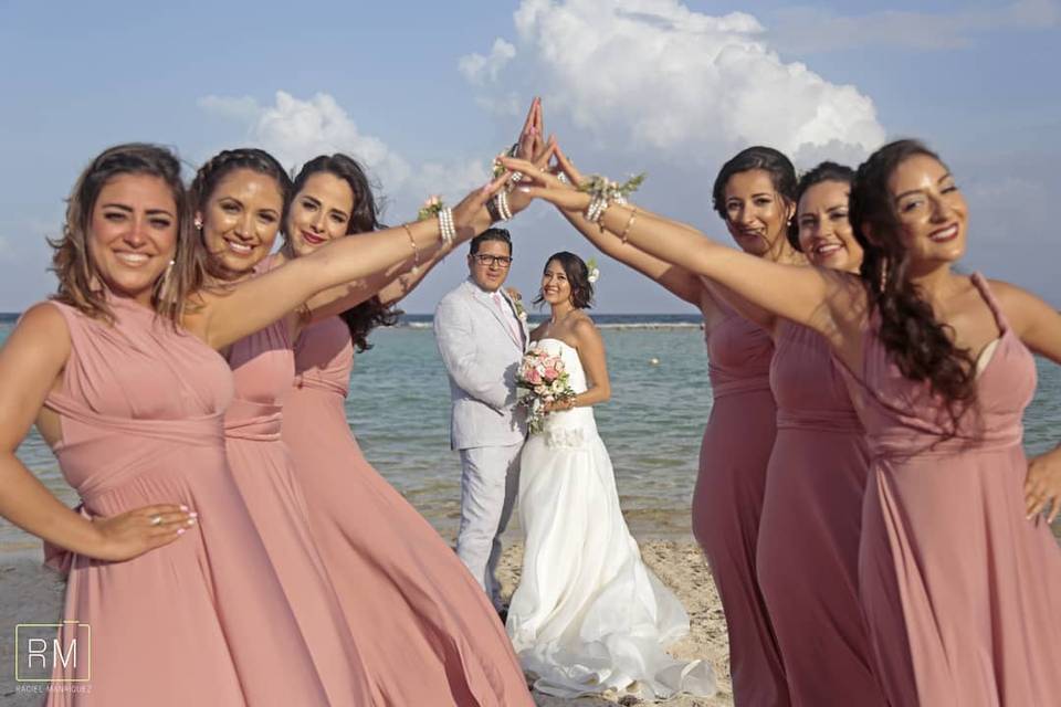 Boda frente al mar