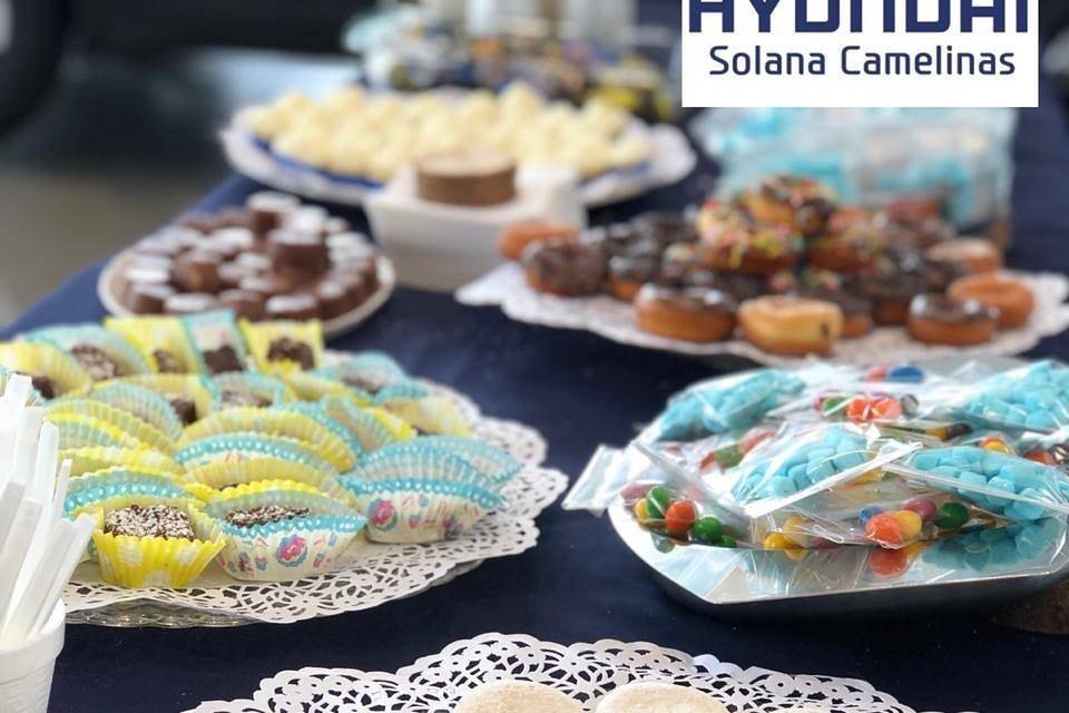 Mesa de postres ejecutiva