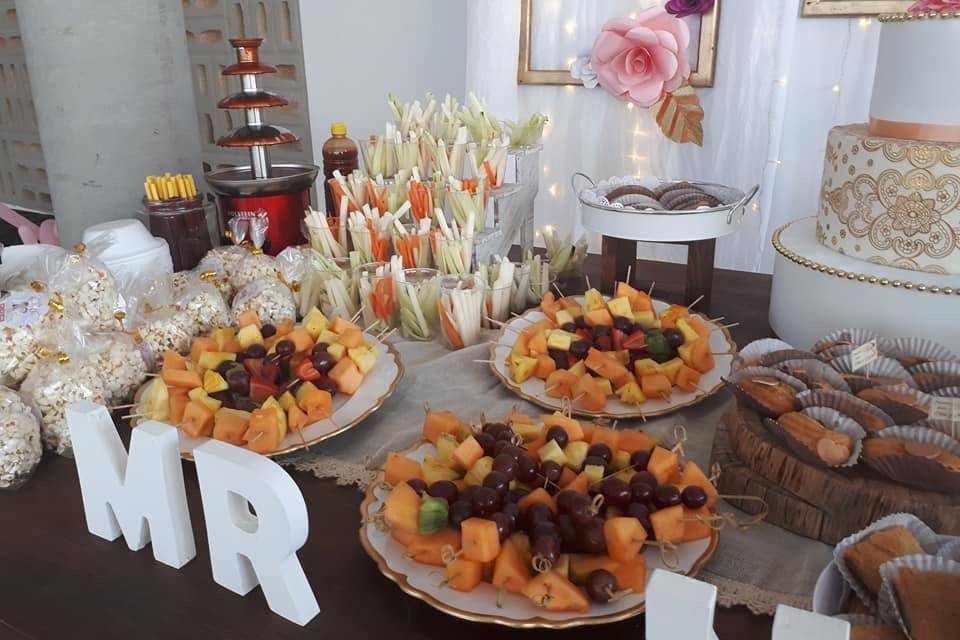 Mesa de frutas