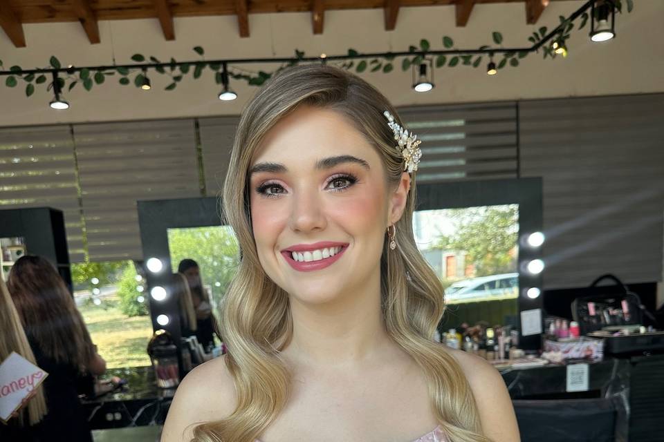 Novia sonriente