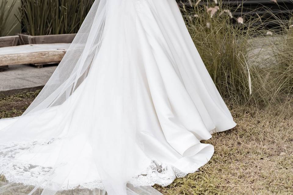 Creación de look de novia