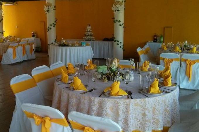 Decoracion del evento