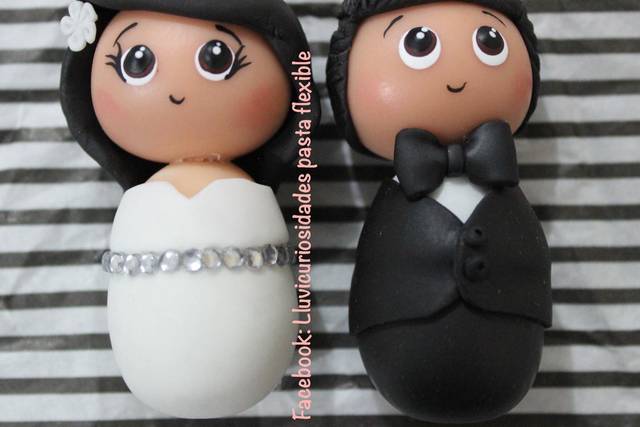 Cake topper boda