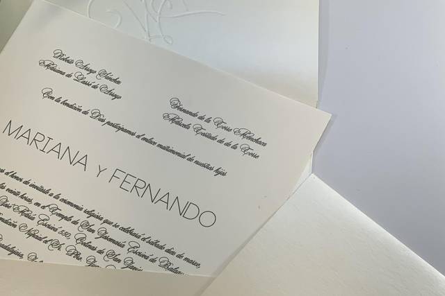 Invitaciones de Boda Originales y Diferentes Angelique