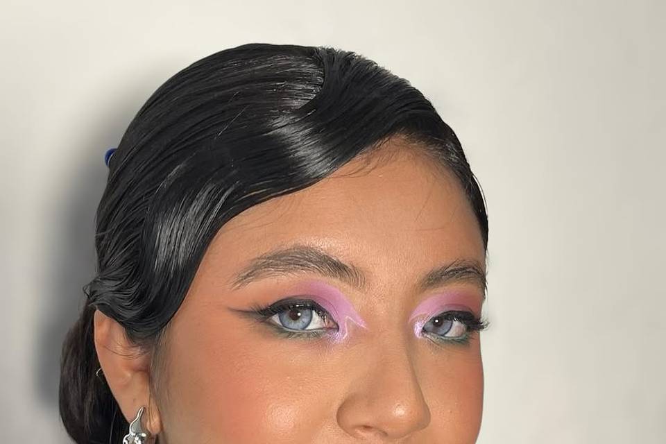 Make up en rosa para pieles morenas