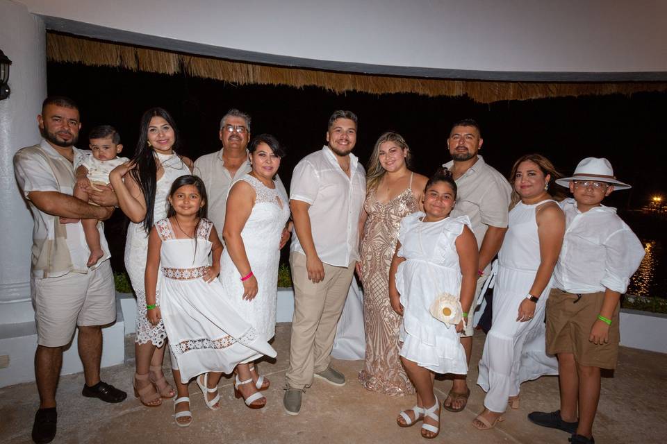 Familia de los novios