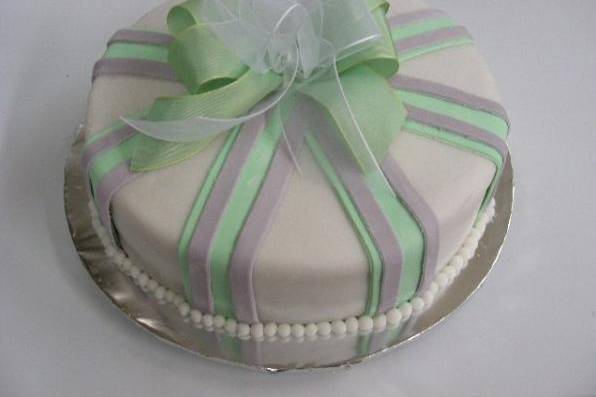 Fondant con moño