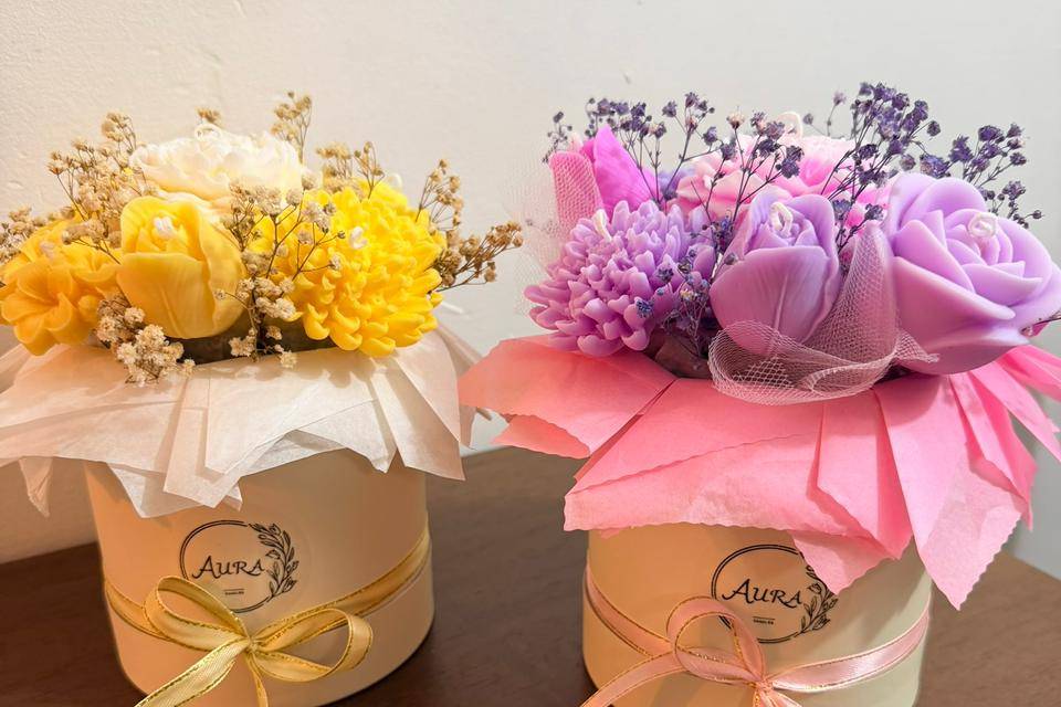 Bouquete en Caja