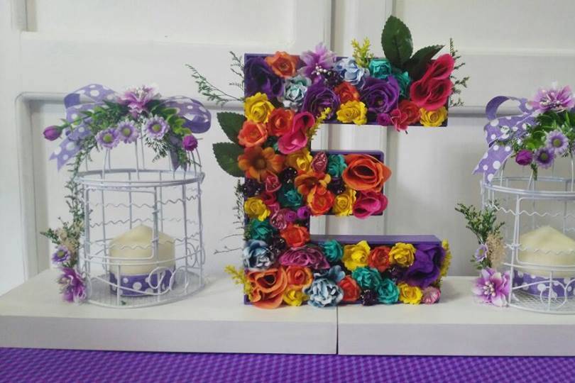 Letras con flores a tu gusto