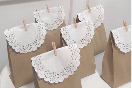 Bolsas con blondas candy bar