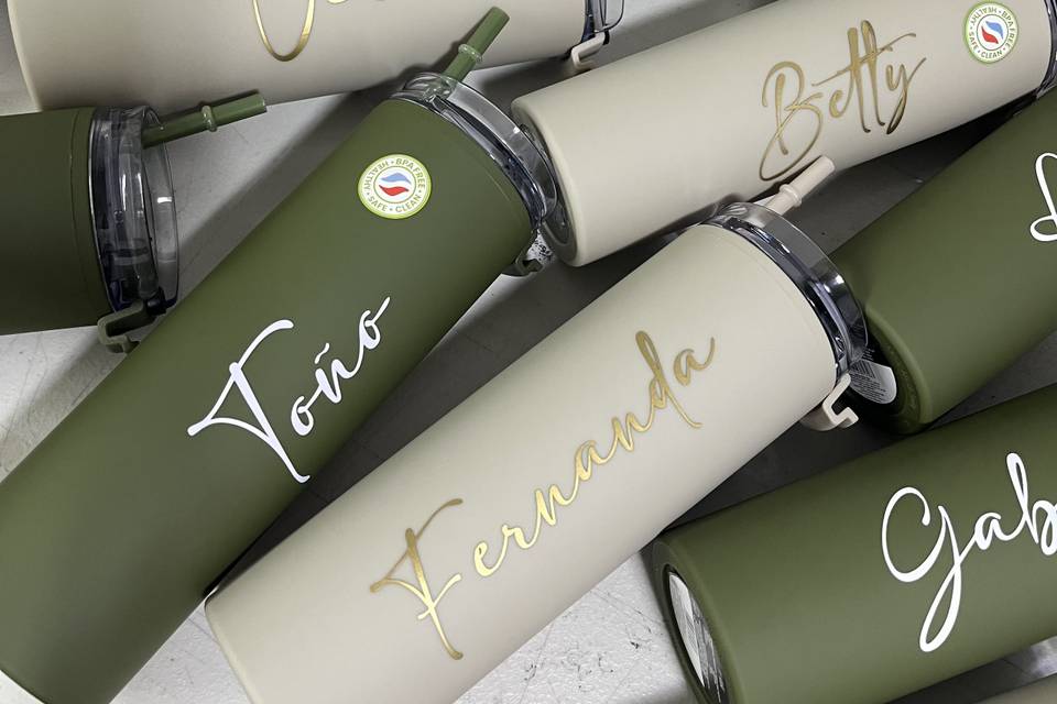 Vasos y termos para regalar en eventos