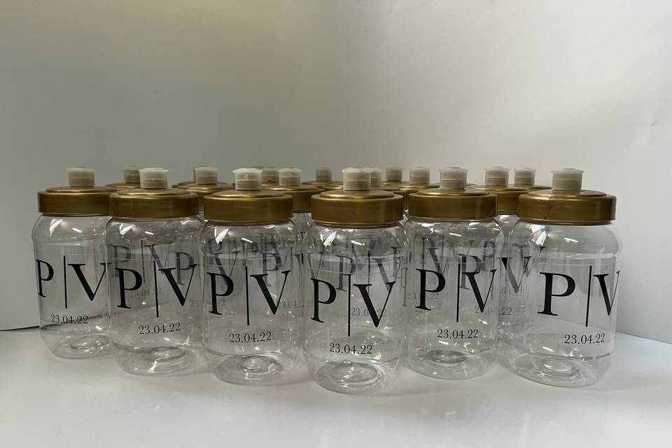 Vasos de plástico personalizados para evento