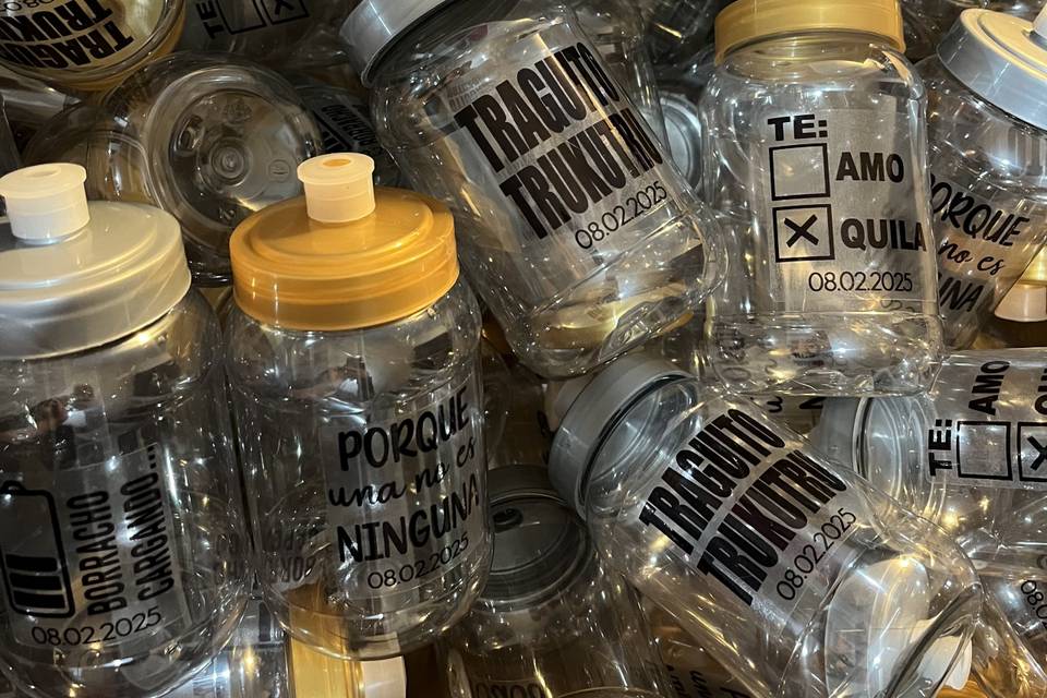 Vasos de plástico personalizados