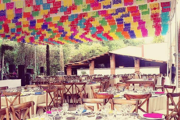 Montaje de boda mexicana
