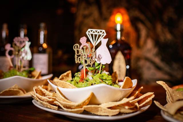 Nachos con guacamole