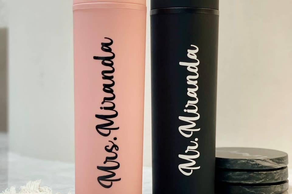 Vaso acrílico personalizado