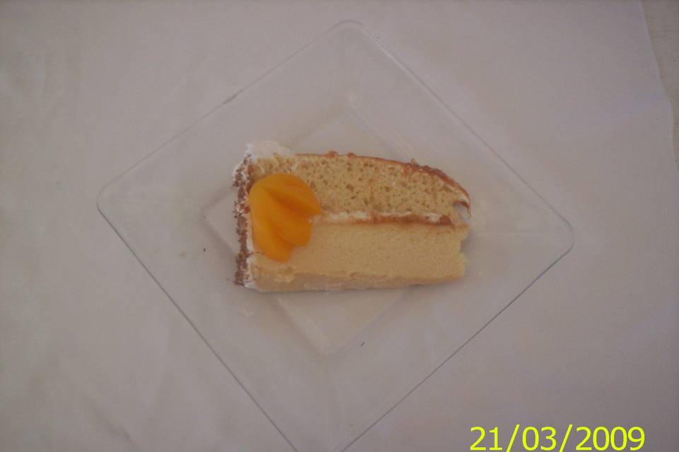 Pastel de queso con cajeta