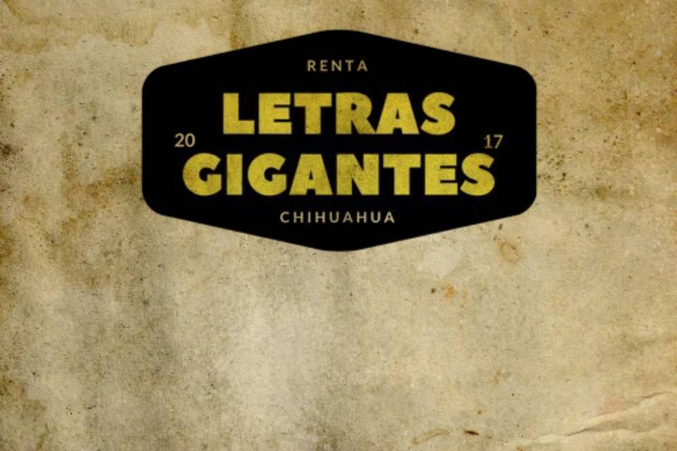 Letras Gigantes Chihuas