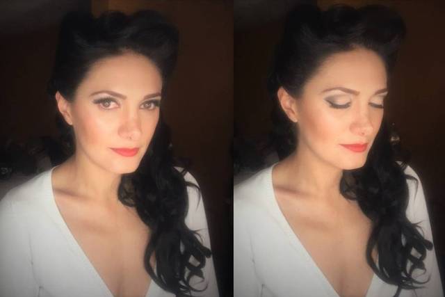 Peinado y maquillaje de novia