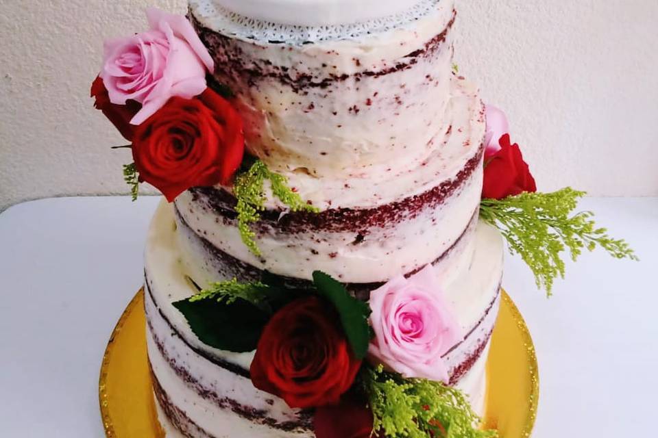 Naked cake