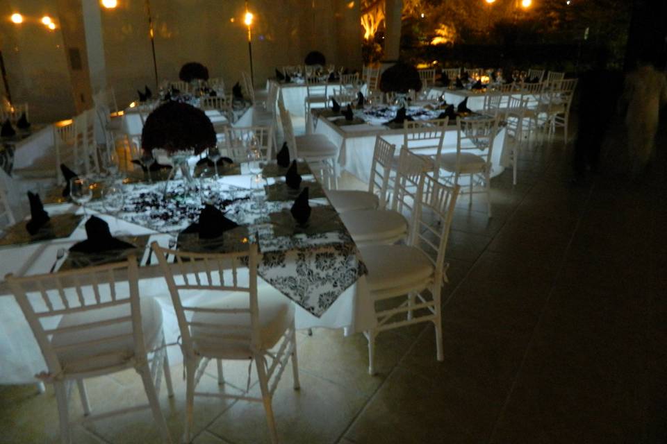 Mesas iluminadas