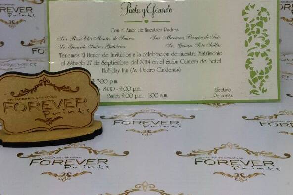 Invitación de boda