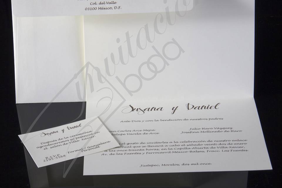 Invitaciones Boda