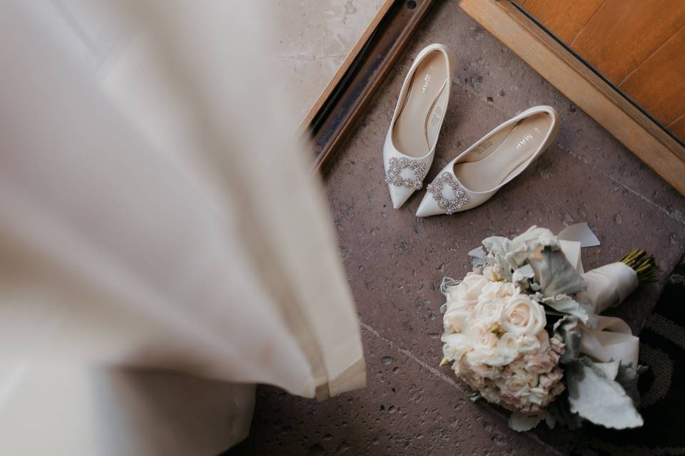 Bride's heels