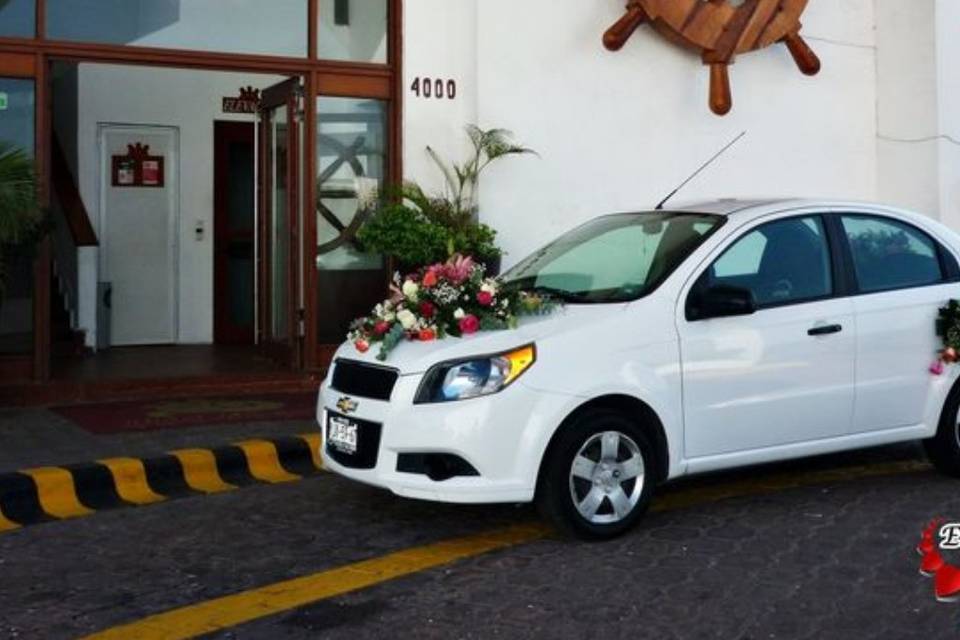 Auto para boda