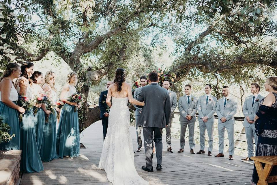 Ceremonia / terraza / boda