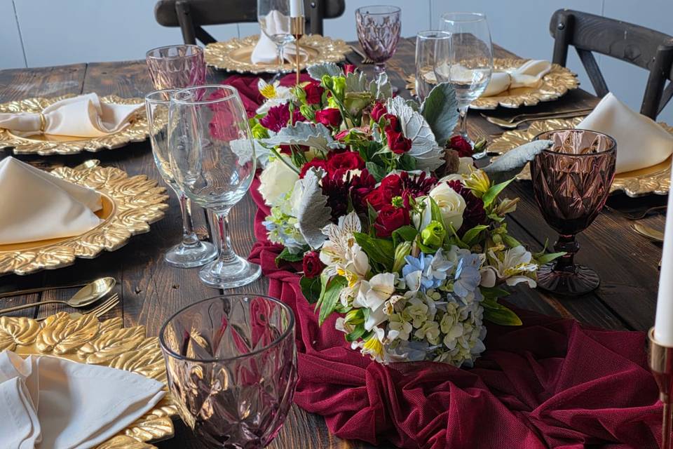 Mesa de xv años