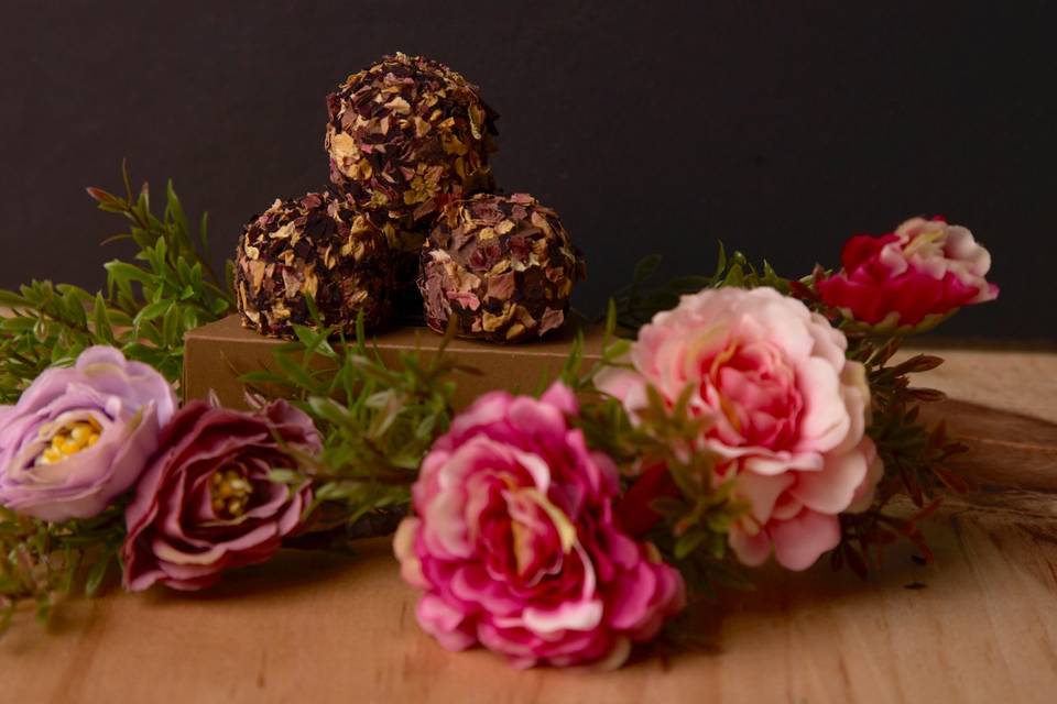 Trufas de rosas