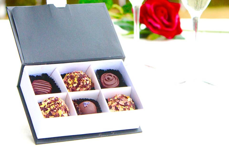 Paquete de trufas de rosas