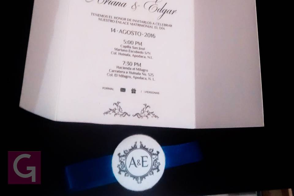 Invitación boda