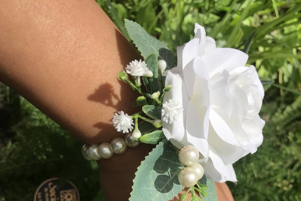 Pulseras florales