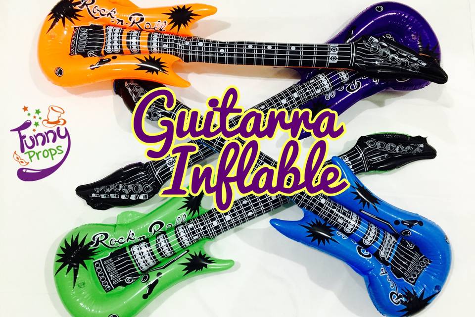 Guitarra inflable