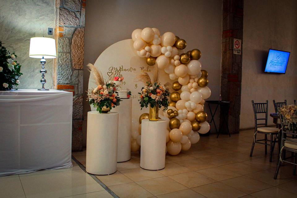 Decoración con globos