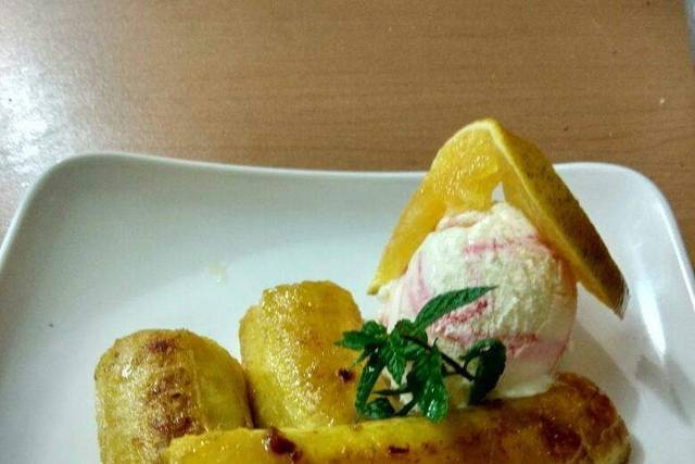 Plátanos flameados