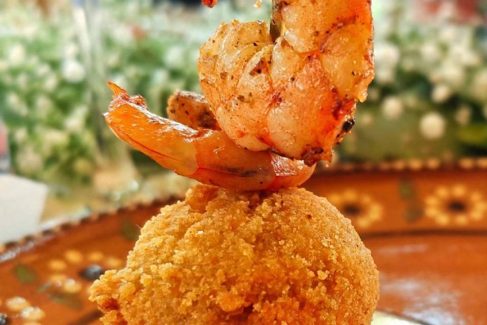 Coqueta de camarón