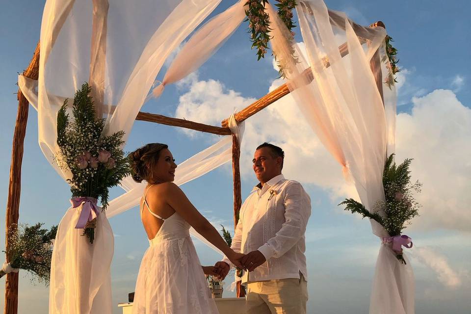 Boda en playa